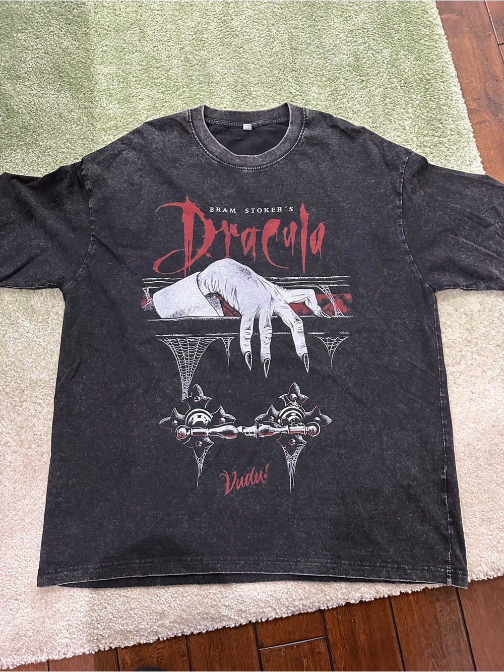 Vintage Acid Wash Dracula Tee